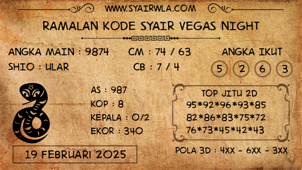 Prediksi Vegas Night